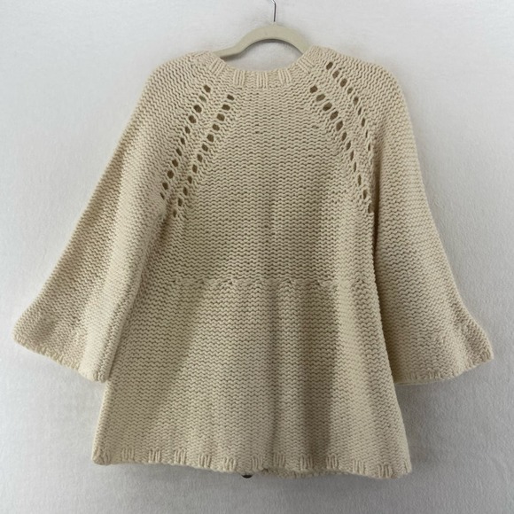Sundance Cream Cardigan Size XL Lambswool Blend dry clean only - Picture 6 of 6